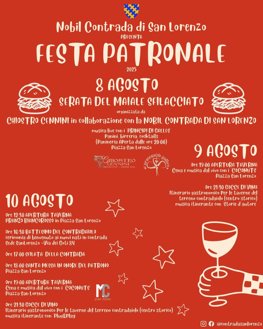 agosto 2026 festa di San Lorenzo